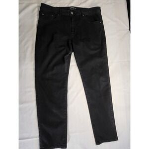 Company Eighty One Mens Black Straight Leg Denim Jeans 40x32 Stretch Cotton